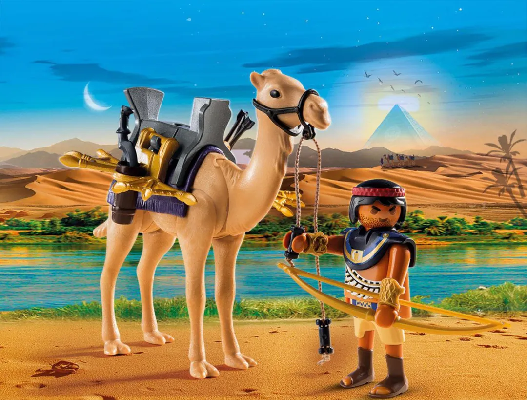 Playmobil History Egyptische Krijger met Kameel 5389 - Multicolor