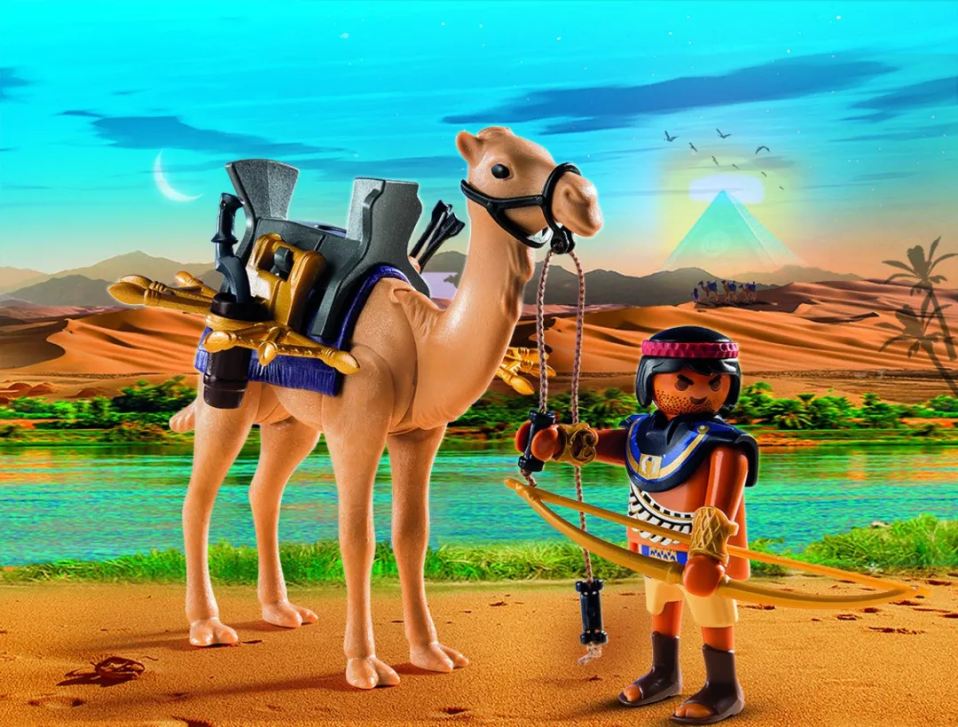 Playmobil History Egyptische Krijger met Kameel 5389 - Multicolor