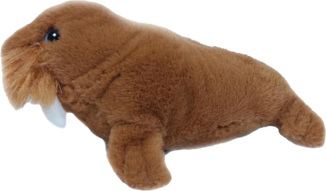 PIA Soft Toys Knuffelwalrus - Bruin - 26 cm