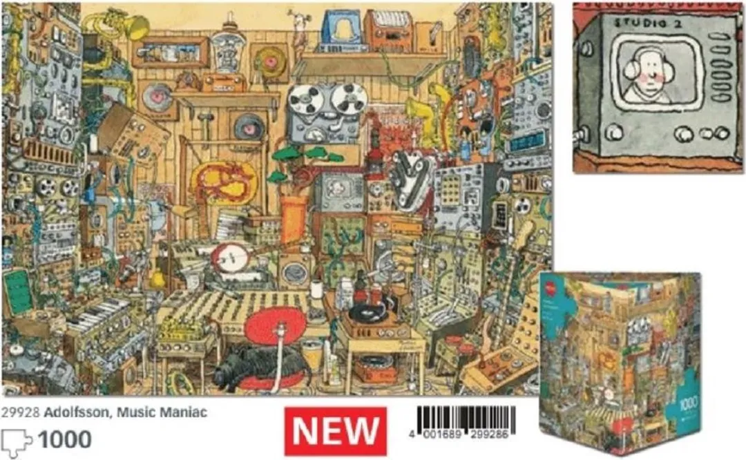 Heye Puzzel Music Maniac 10003 Multicolor - 10003 Stuks
