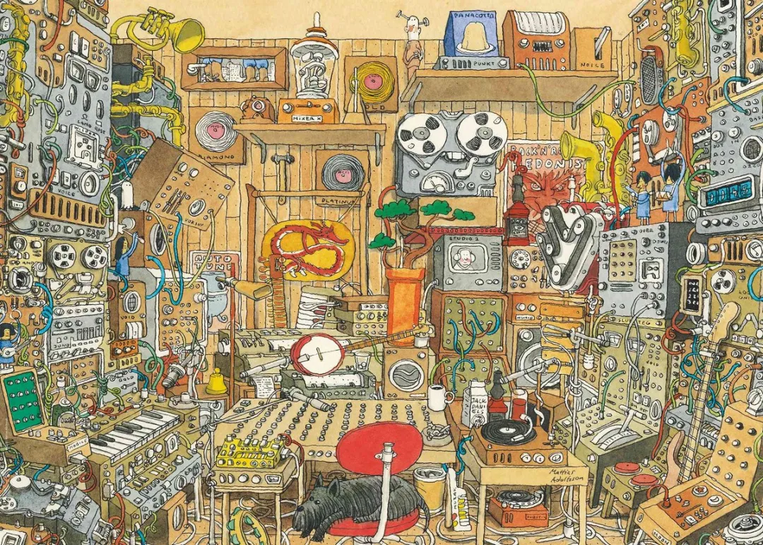 Heye Puzzel Music Maniac 10003 Multicolor
