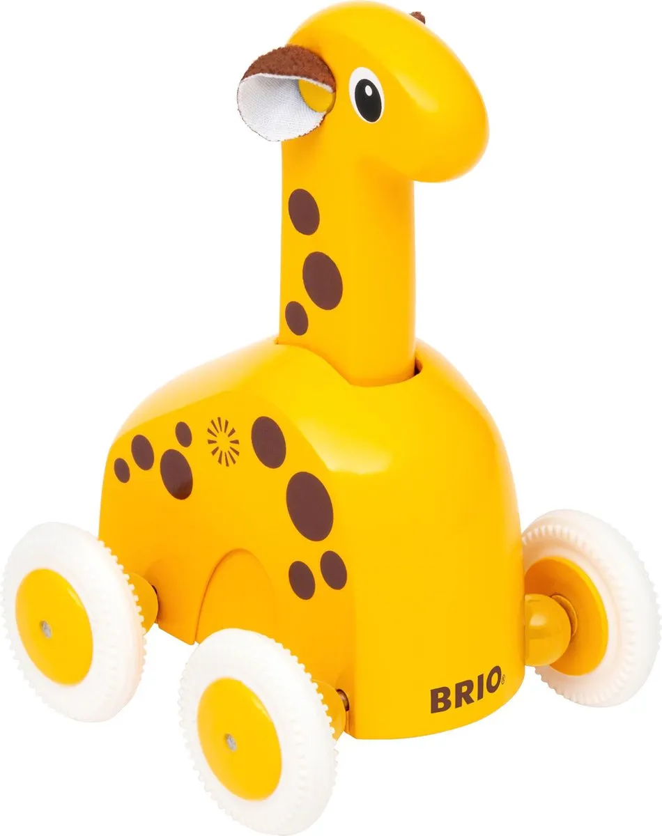 BRIO Push & Go Giraffe Speelgoedvoertuig 30229