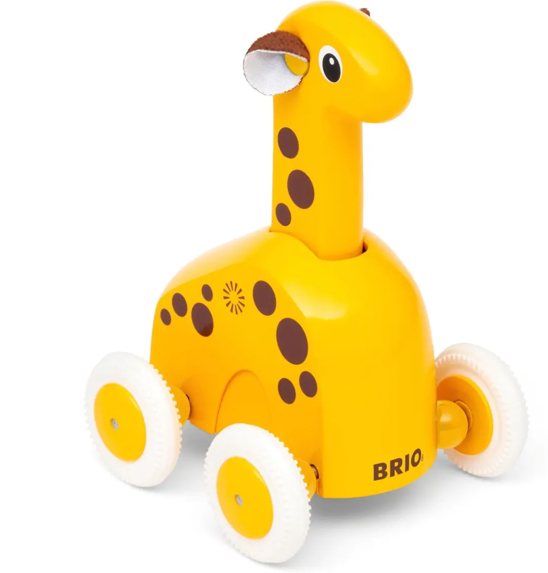 BRIO Push & Go Giraffe Speelgoedvoertuig 30229 - Geel - afbeelding 6 van 6