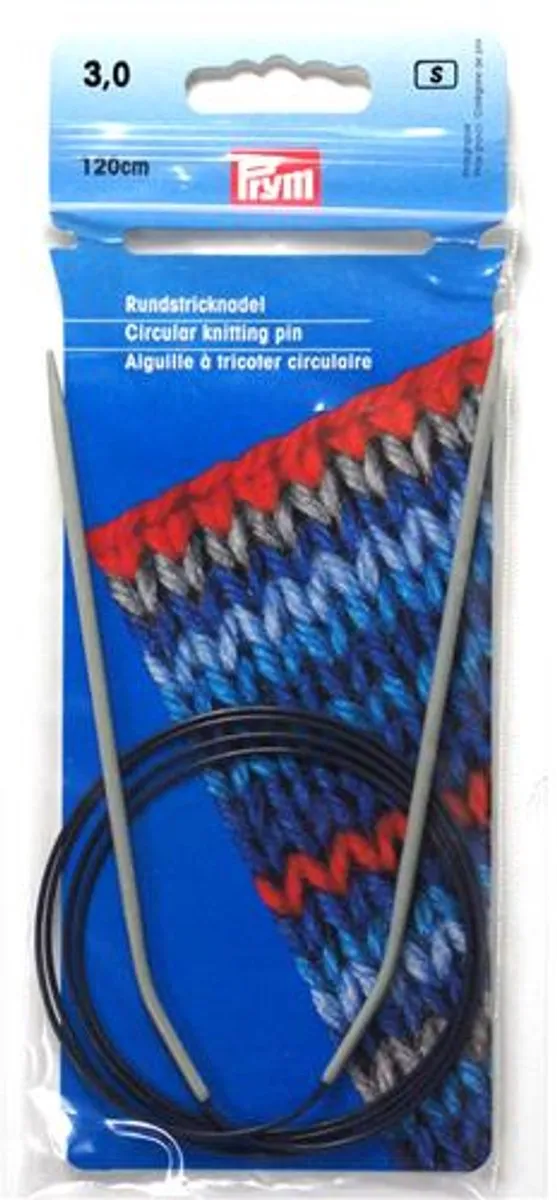 Prym Rondbreinaald ALU 120cm 3.00mm - Grijs