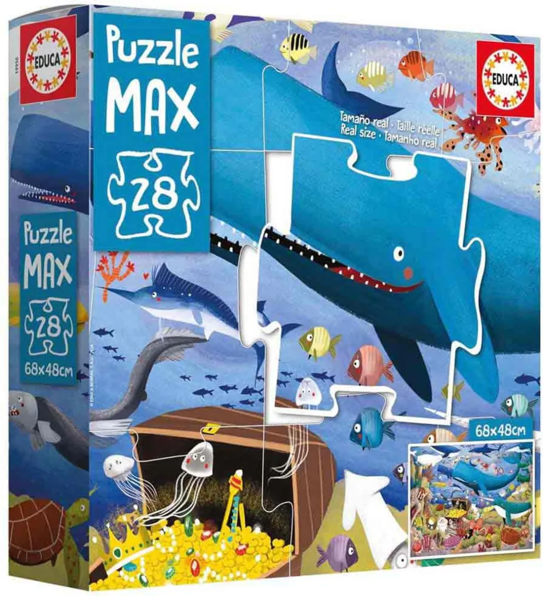 Educa Dieren Onder De Zee Max Puzzel 28 Stuks - Multicolor