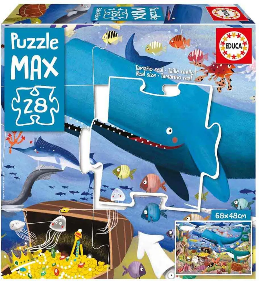Educa Dieren Onder De Zee Max Puzzel 28 Stuks