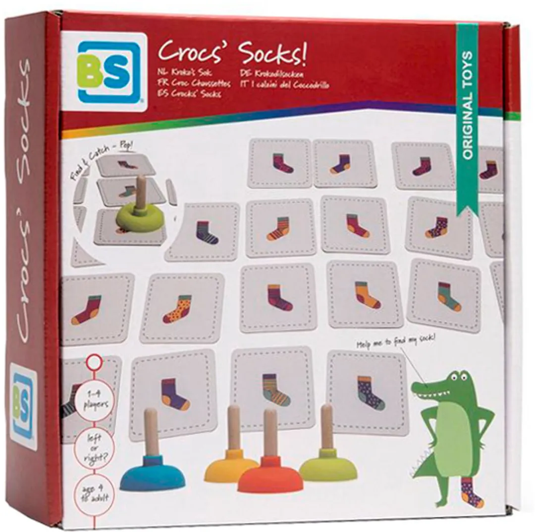 BS Toys Crocs’ Socks! Kinderspel - 52-delig - Multicolor
