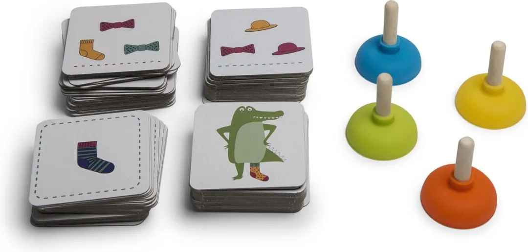 BS Toys Crocs’ Socks! Kinderspel - 52-delig - Multicolor