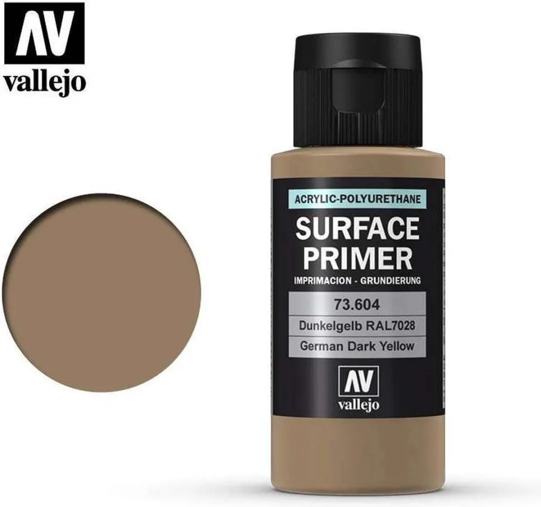 Vallejo Hobbyverf Acryl 73604 Germany Dark Yellow