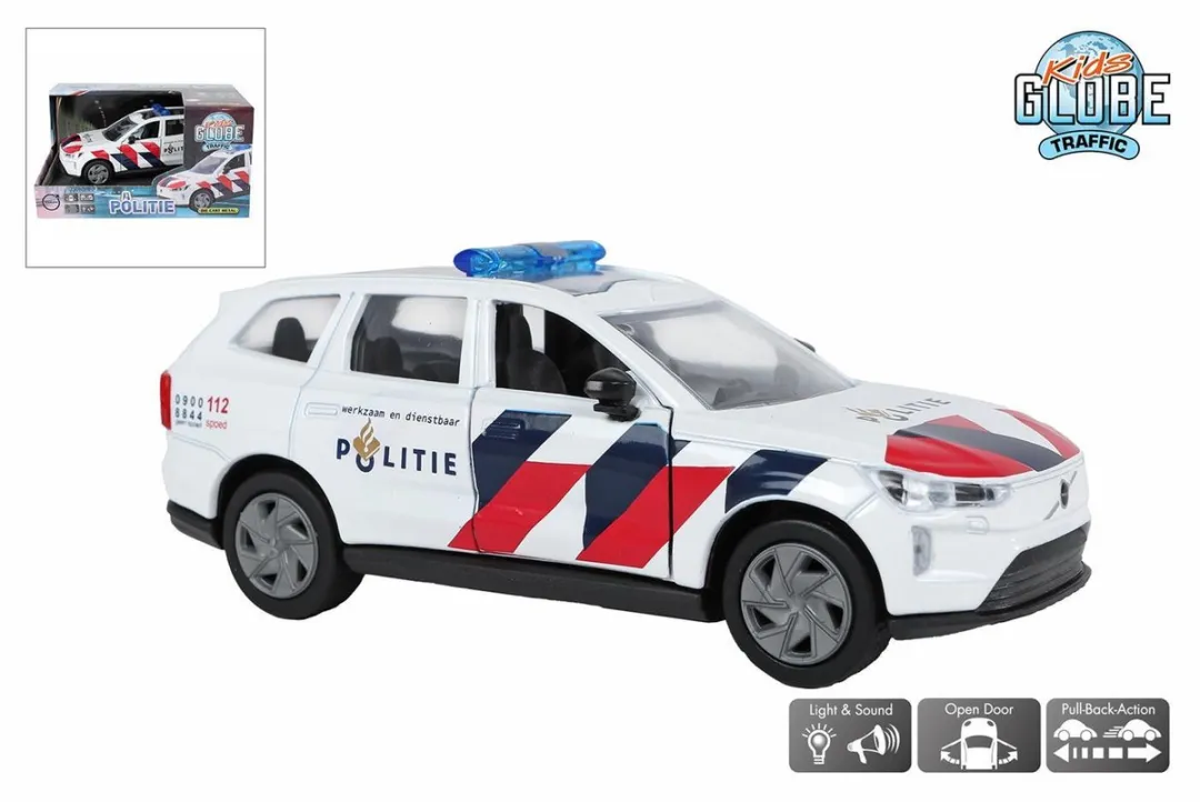 Kids Globe Politieauto Volvo EX90 510400 - Multi kleuren