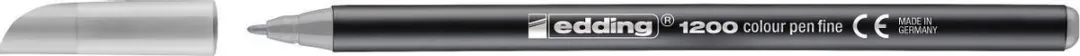 edding 1200 Zilvergrijs Pen