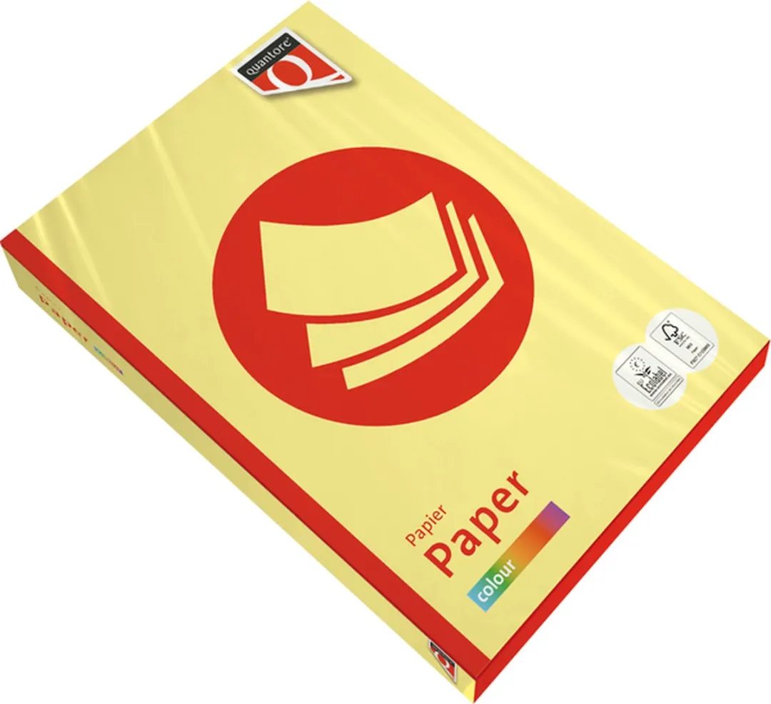 Quantore Kopieerpapier A4 120gr Geel