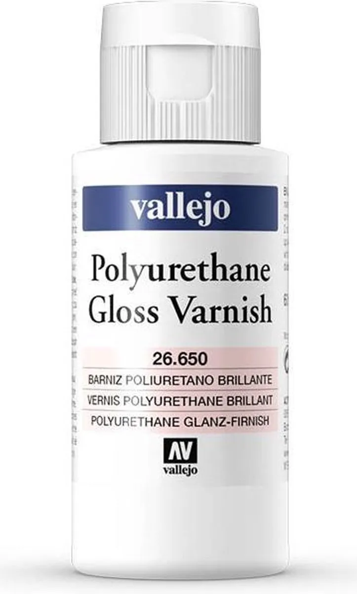 Vallejo Hobbyverf 26650 Glanzend Polyurethane Vernis 60ml - Multi