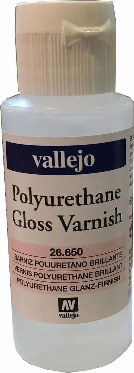 Vallejo Hobbyverf 26650 Glanzend Polyurethane Vernis 60ml