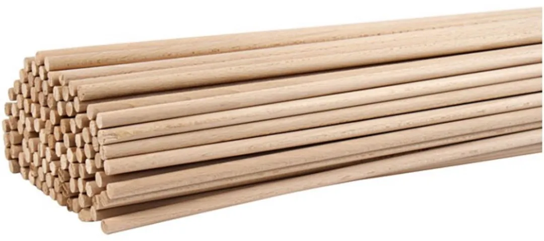 Creativ Company Houten Bloemstokken 60cm Ø8mm