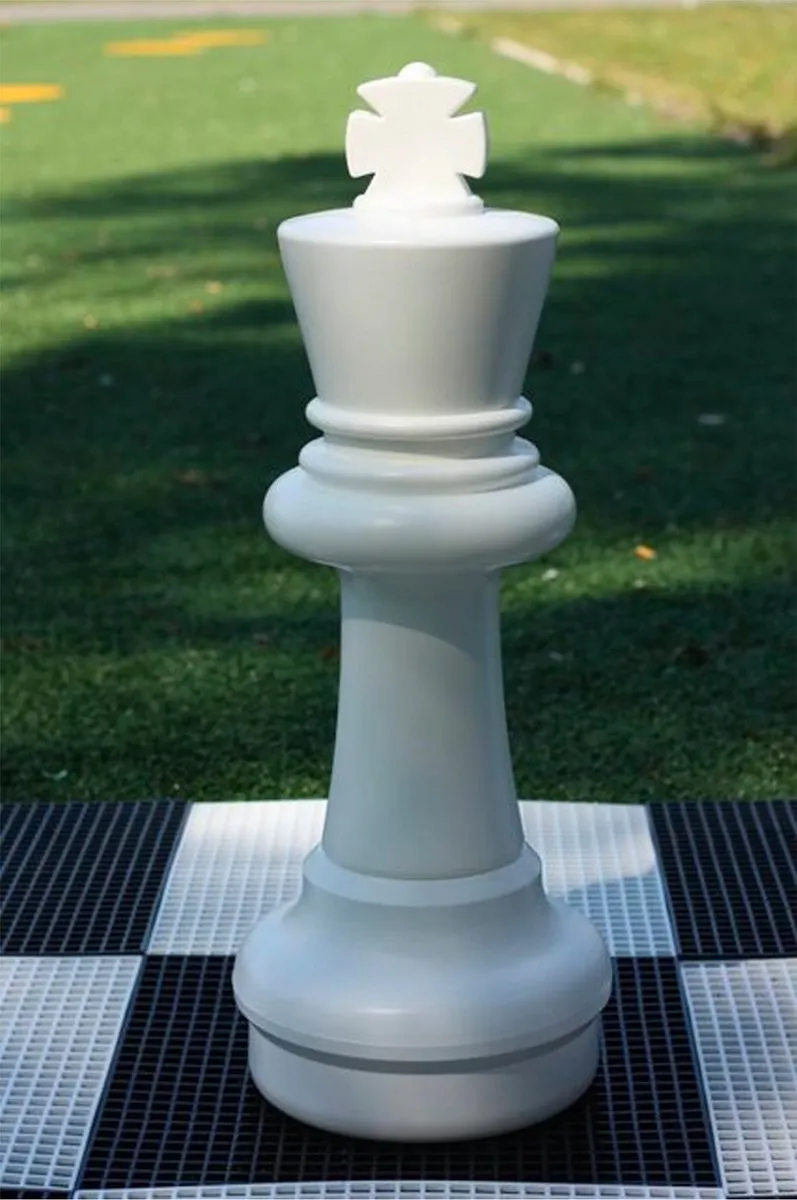 UBER Games Schaakstuk Koning 64cm Wit
