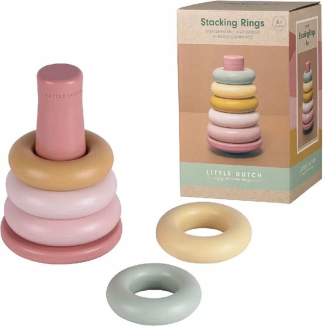 Rubo Toys Little Dutch Stapelringen - Roze