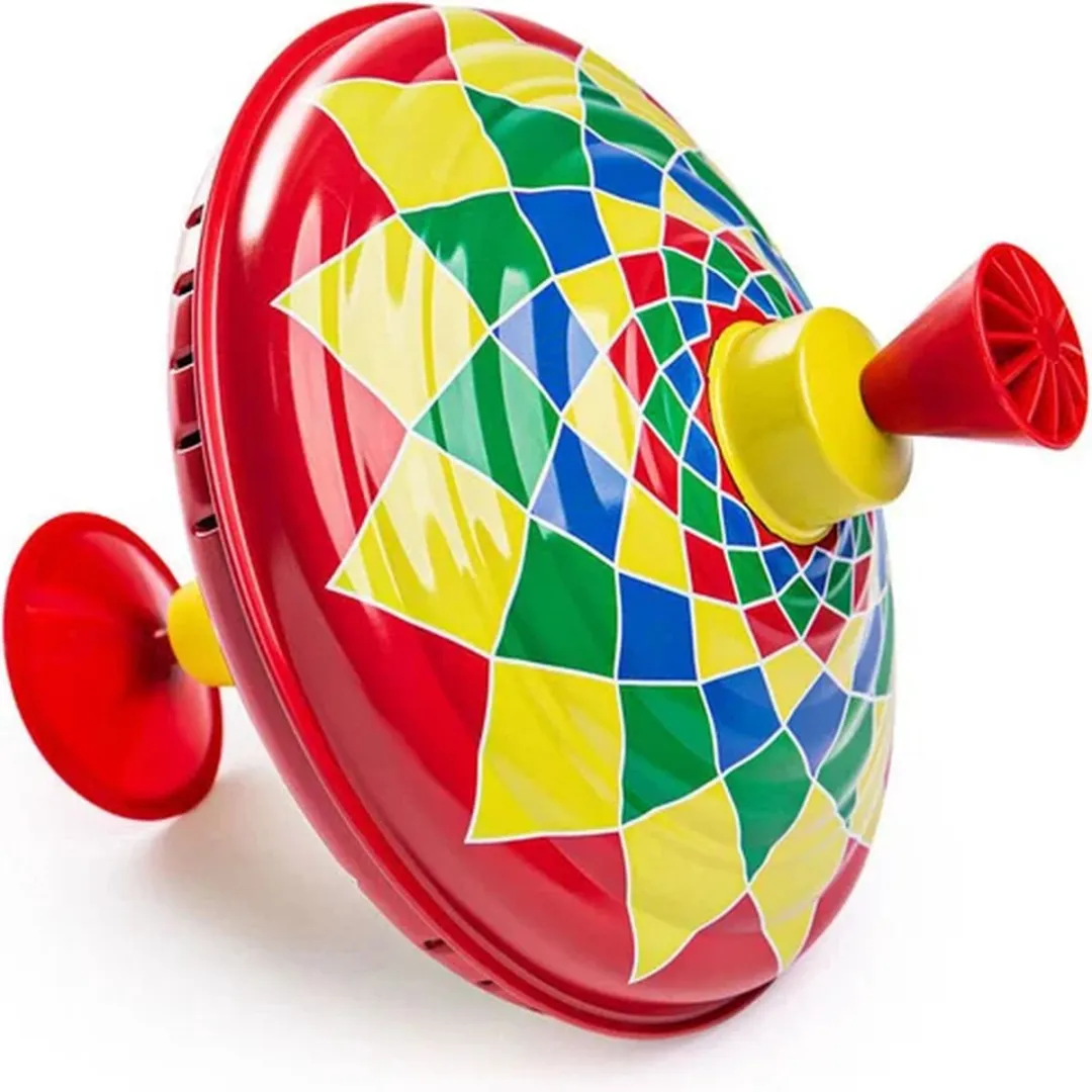 BIGJIGS Tin Humming Top BJ601 - Meerdere kleuren