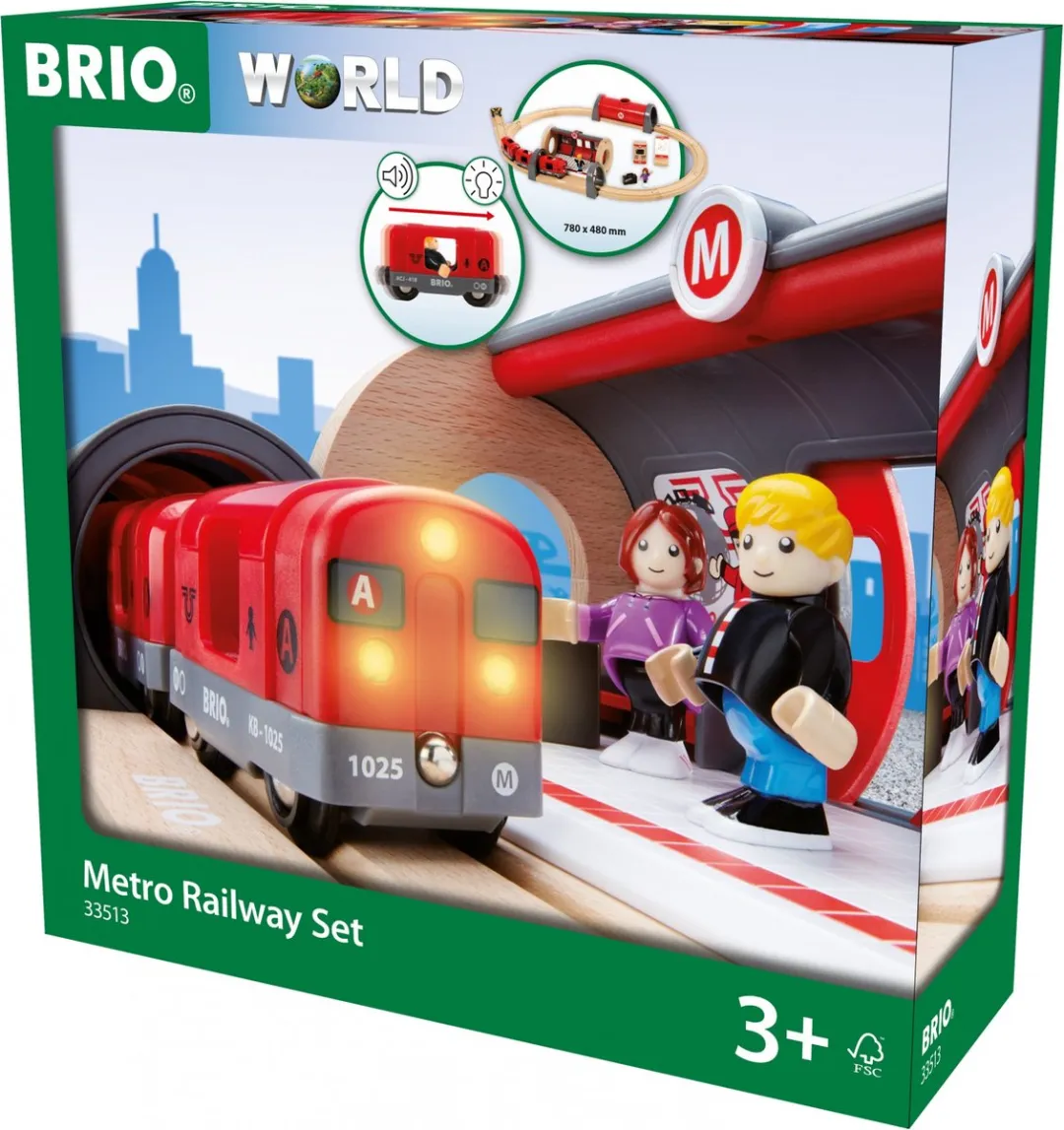 BRIO Metro Treinset 33513 - Multi Color - afbeelding 6 van 6