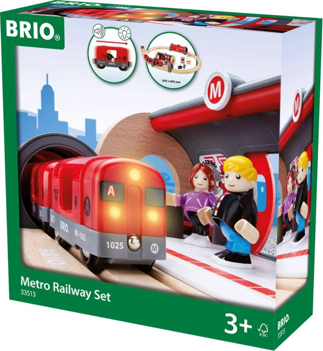 BRIO Metro Treinset 33513 - Multi Color