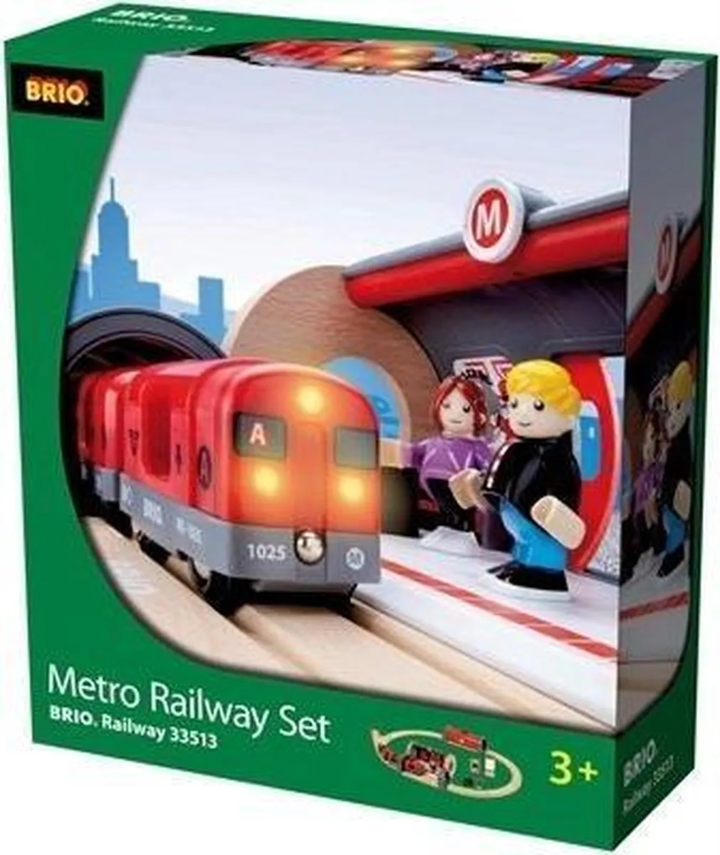 BRIO Metro Treinset 33513 - Multi Color