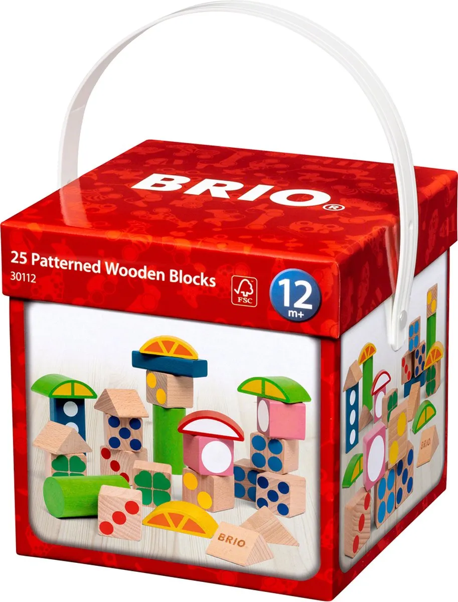 BRIO 25 Houten Blokken 30112