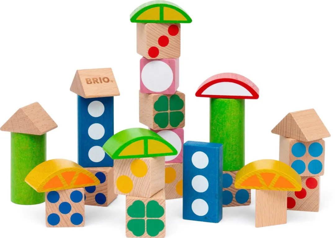 BRIO 25 Houten Blokken 30112 - Multicolor