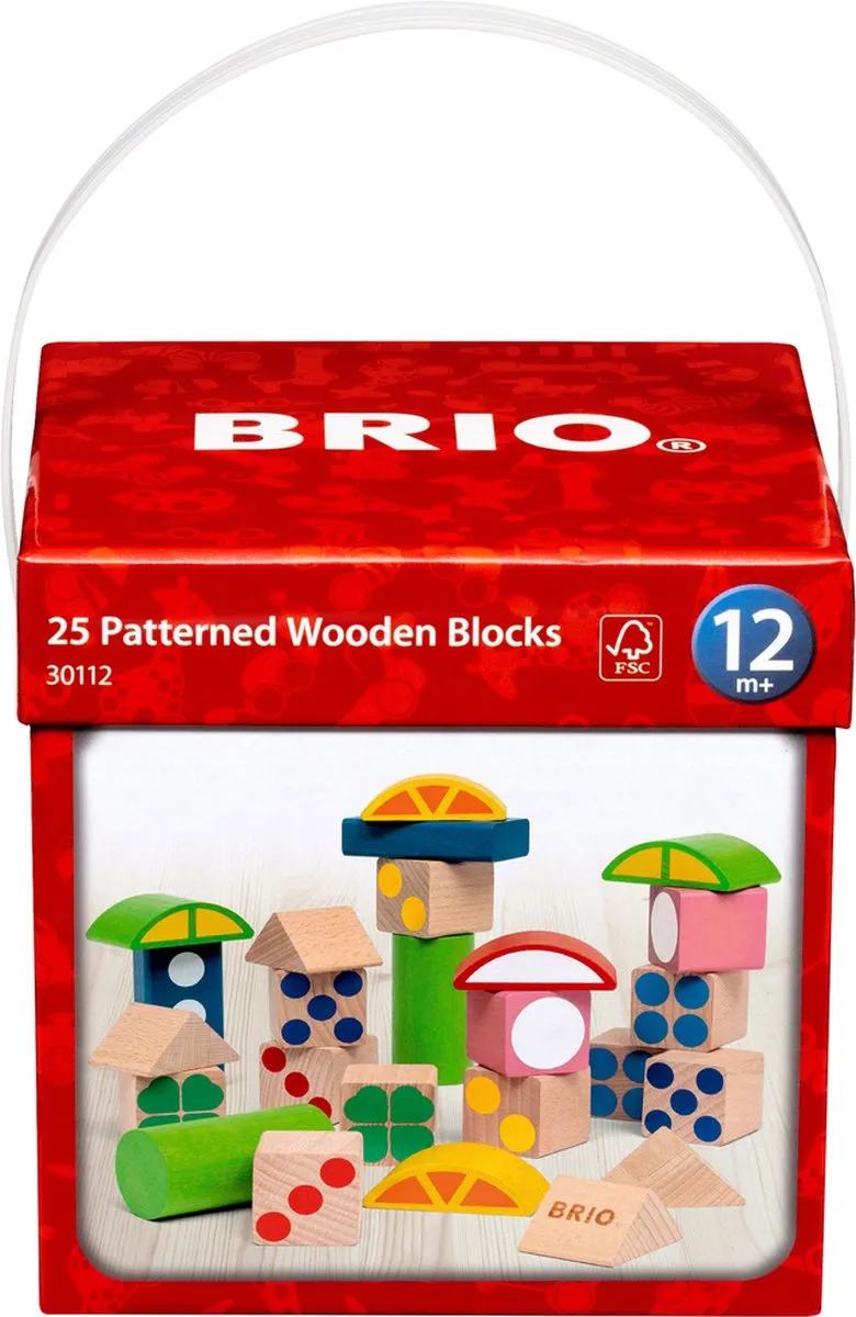 BRIO 25 Houten Blokken 30112 - Multicolor