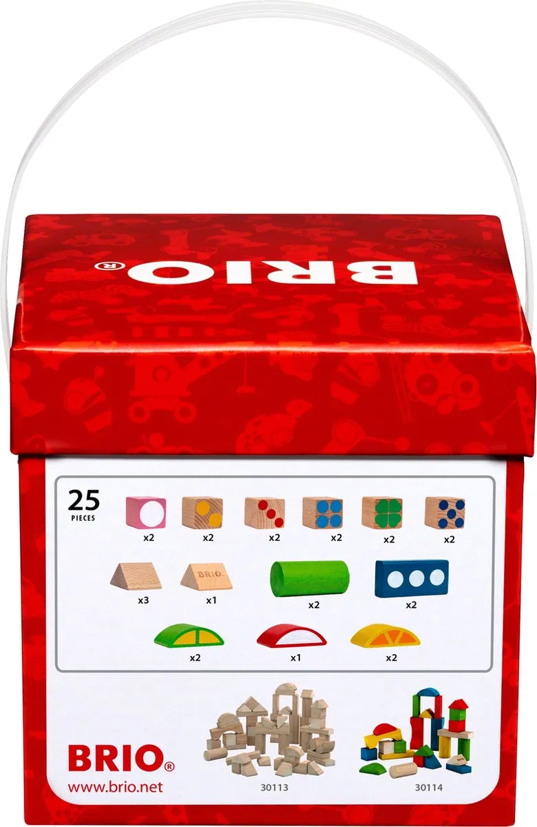 BRIO 25 Houten Blokken 30112 - Multicolor - afbeelding 6 van 6
