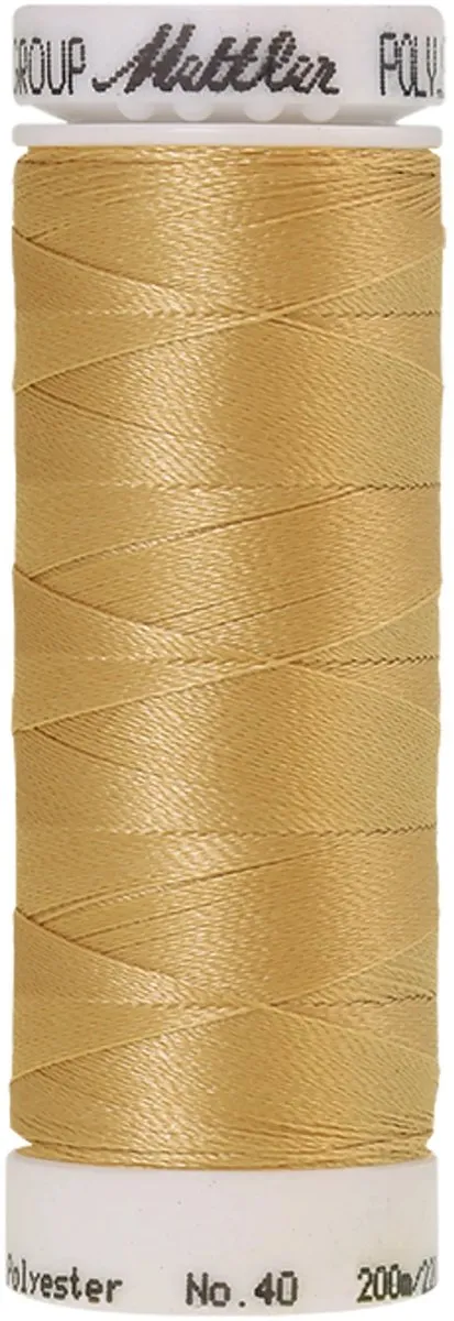 Amann Mettler Polysheen Borduurgaren Geel - 200m