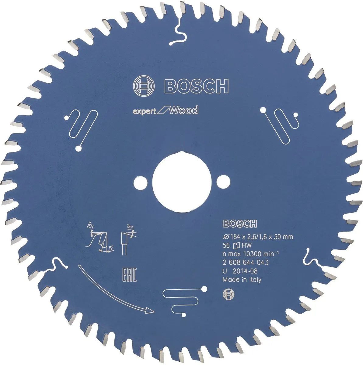 Bosch Expert for Wood Cirkelzaagblad 184mm