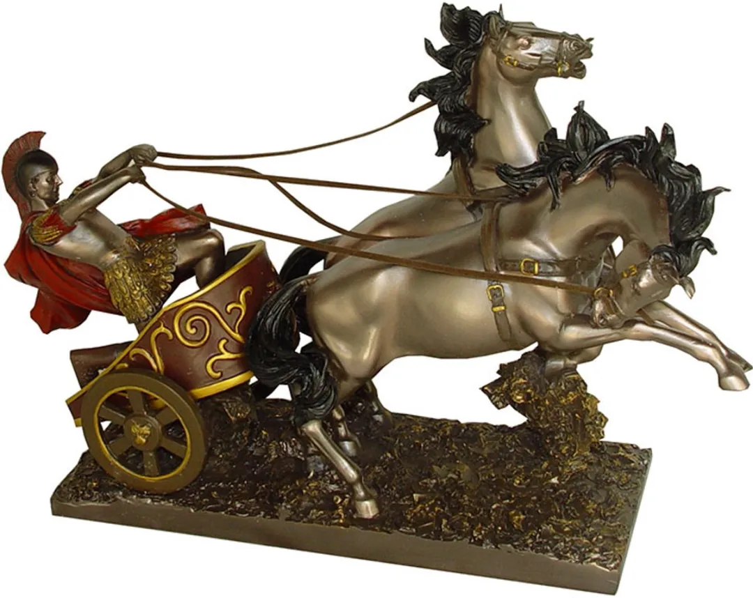 PIA Soft Toys Romein met strijdwagen 33 cm