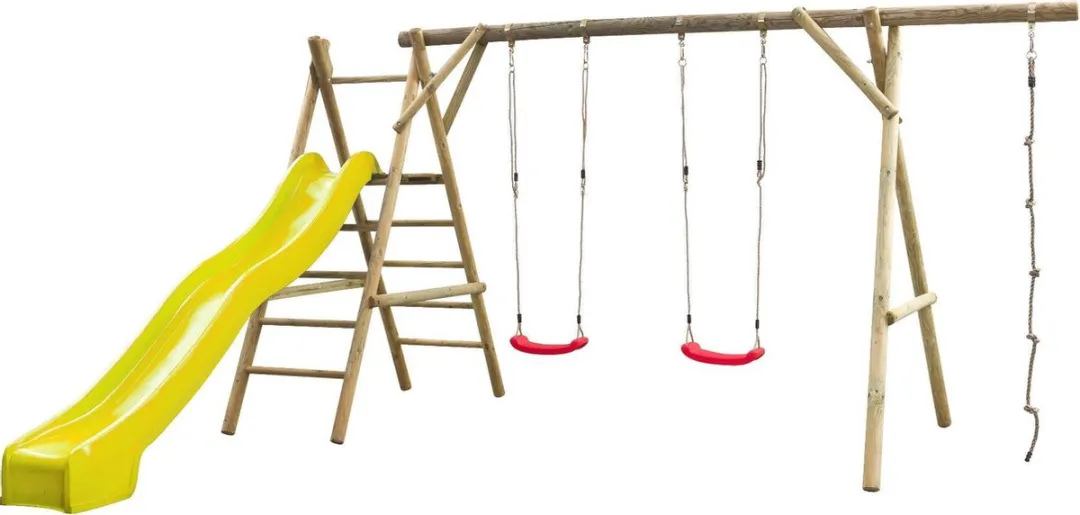 Intergard Nora Houten Speeltoestel - Groen - 450x375x220cm