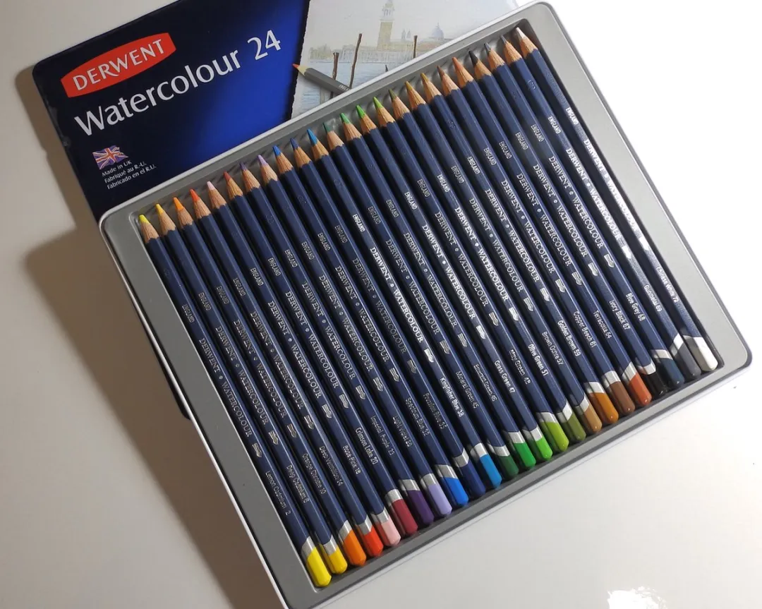 Derwent Aquarelpotloden Assorti 24 Stuks