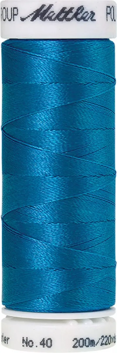 Amann Mettler Polysheen Borduurgaren 3906 - 200m - Blauw