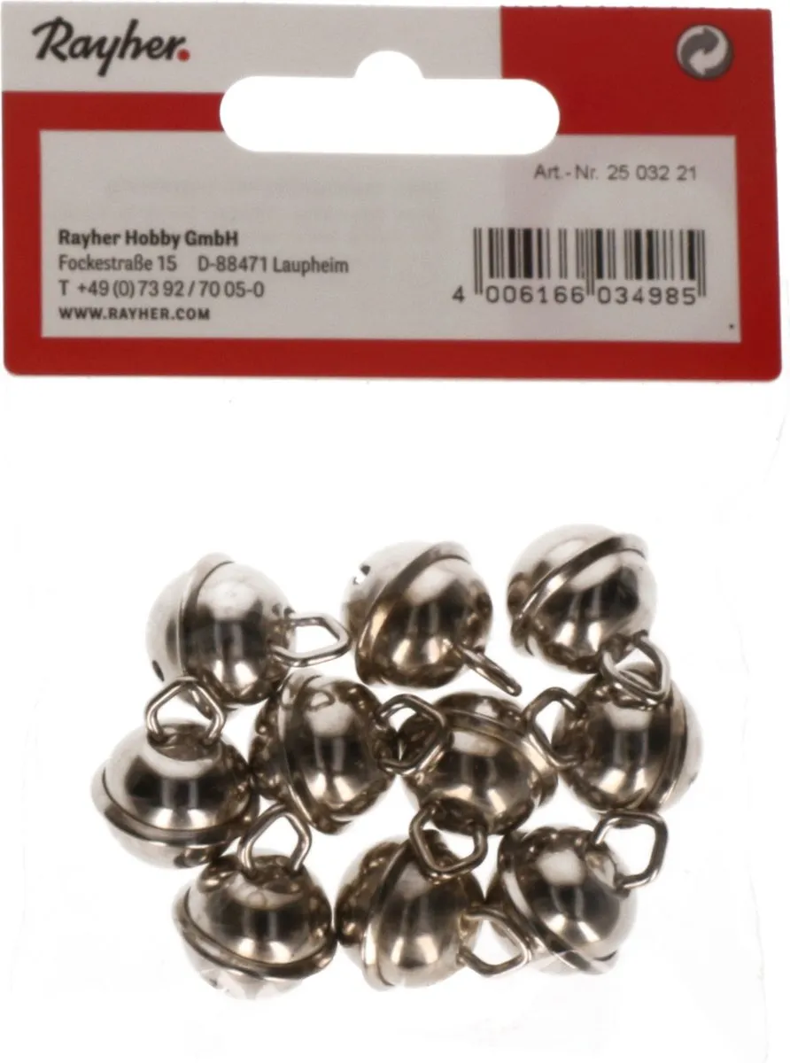 Rayher Hobby Metalen Belletjes 15mm