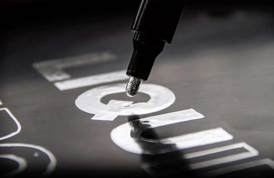 Molotow Liquid Chrome Marker 4mm - Zilver