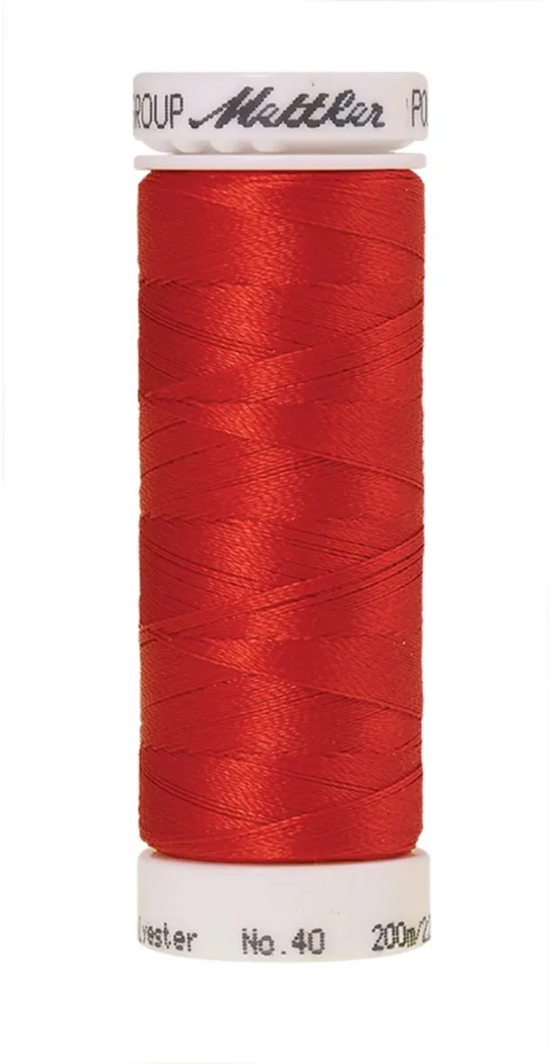Amann Mettler Polysheen Borduurgaren 200m - Rood