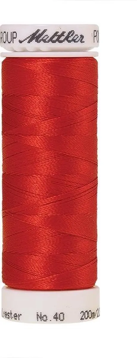 Amann Mettler Polysheen Borduurgaren 200m - Rood