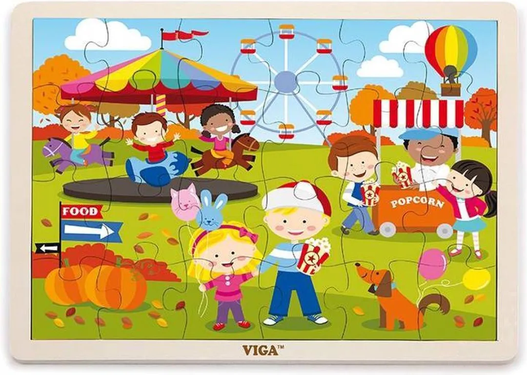 Vigatoys Kermis Puzzel 24 Stuks