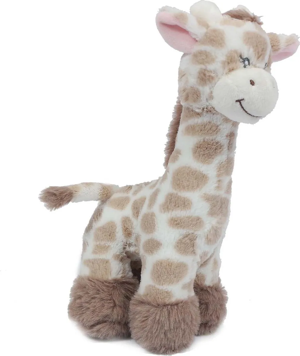 PIA Soft Toys Giraffe Knuffel - Lichtbruin - 28 cm