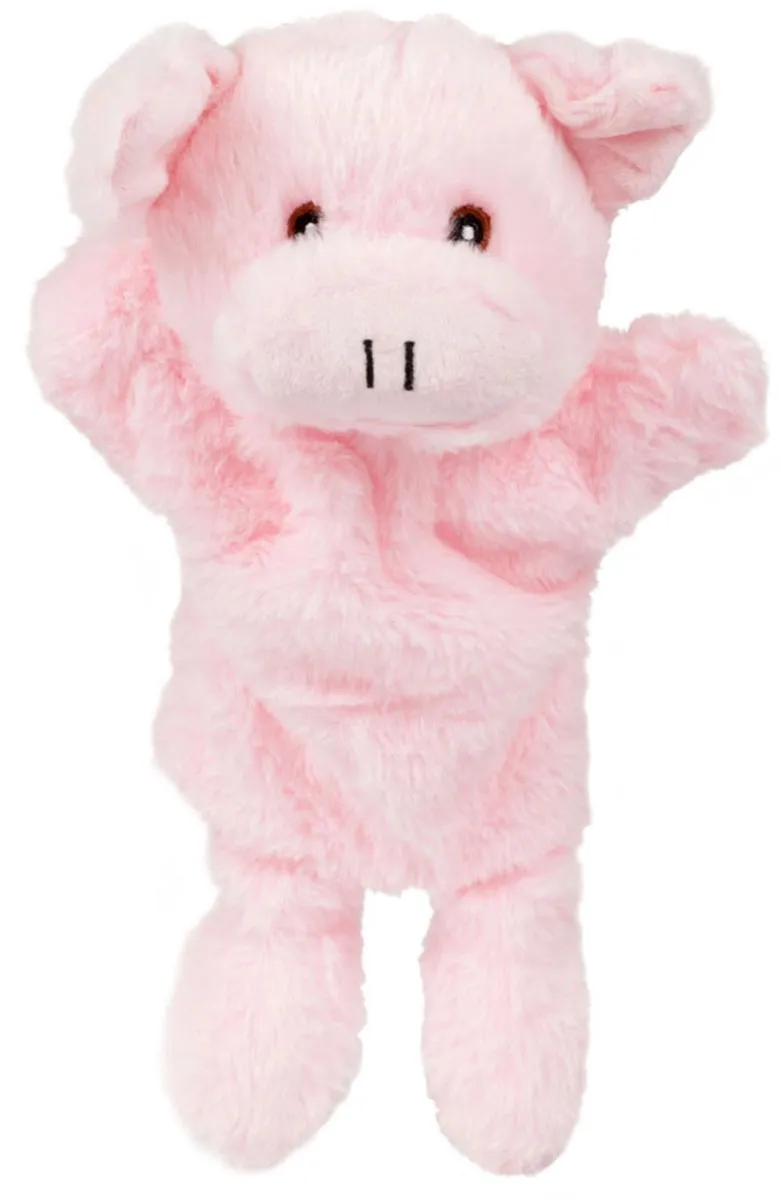 Toi-Toys Pluchen Handpop Aap - Multicolor