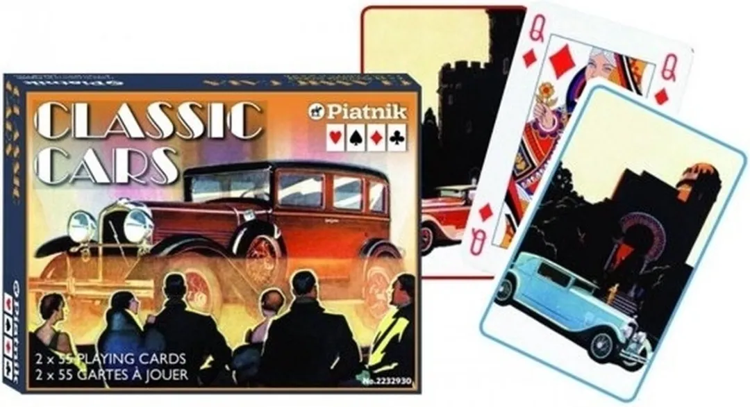 Piatnik Klassieke Auto's Speelkaarten 900189