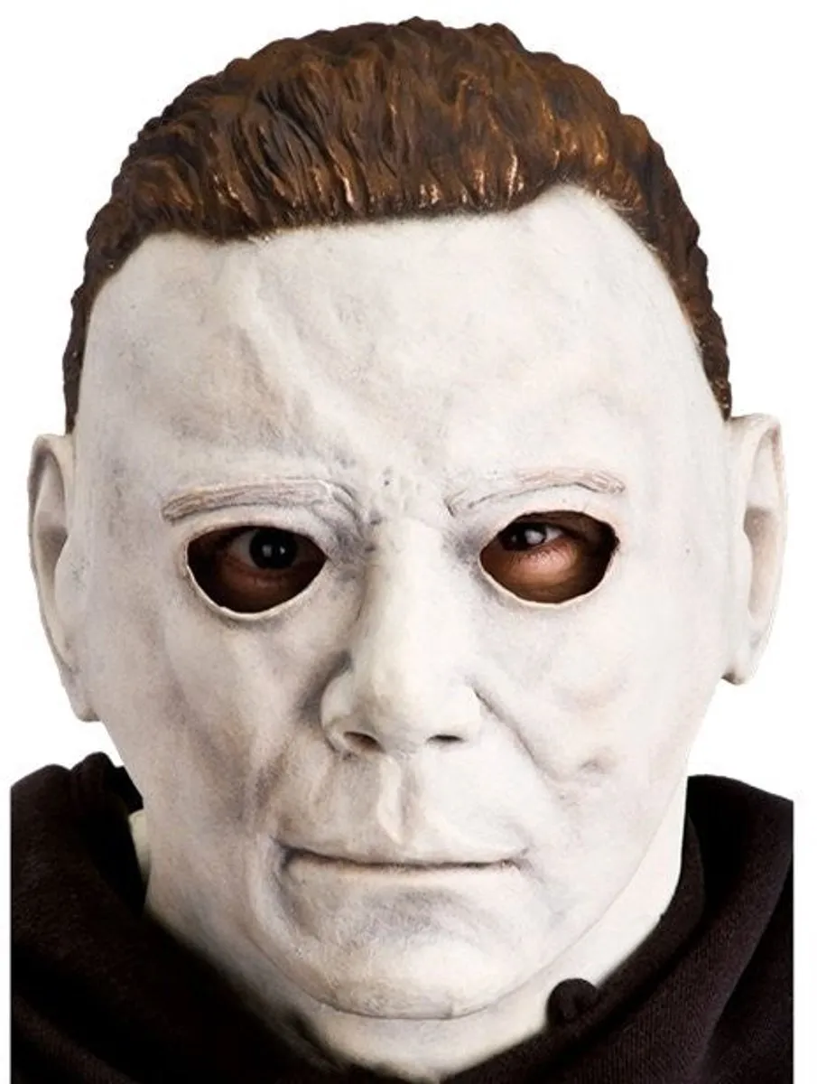 Carnival Toys Verkleedmasker Zombie - Wit/Bruin