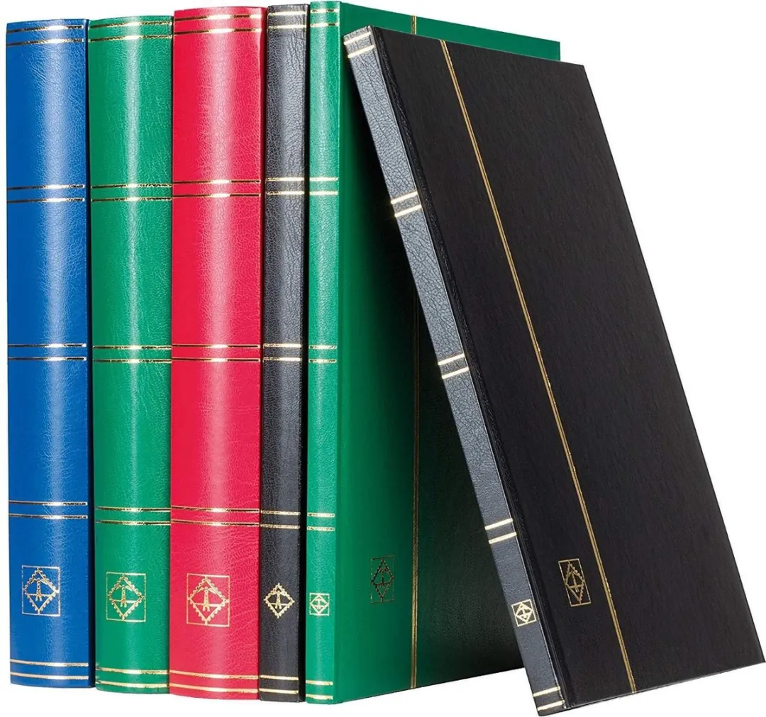 Leuchtturm Postzegelinsteekalbum Basic W32 - Rood
