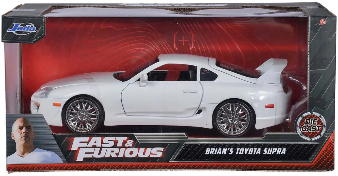 Jada Toys Fast & Furious 1995 Toyota Supra 1:24 - Wit
