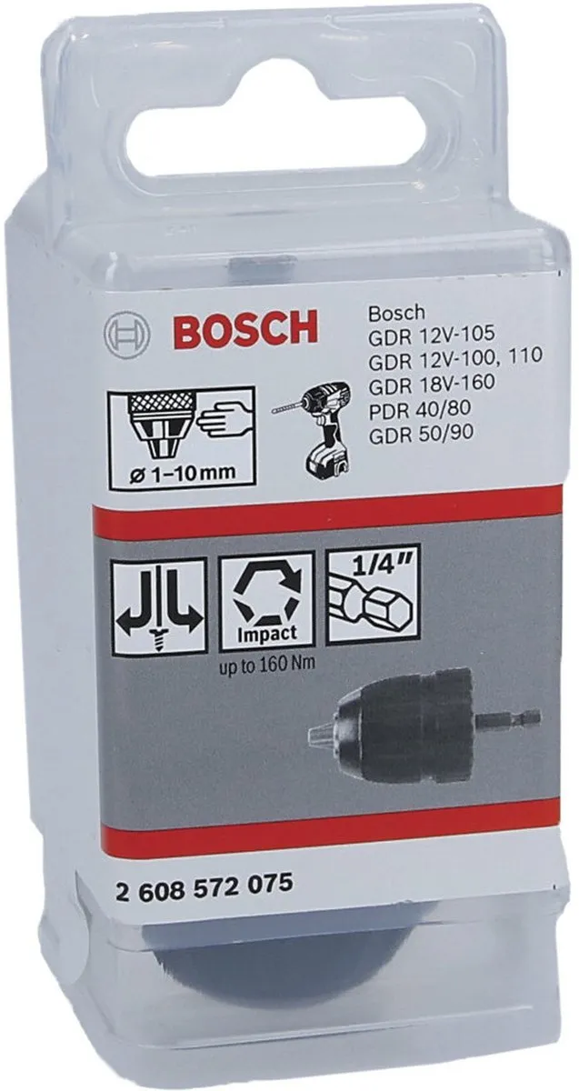 Bosch Snelspanboorhouder 1/4" - 10 mm