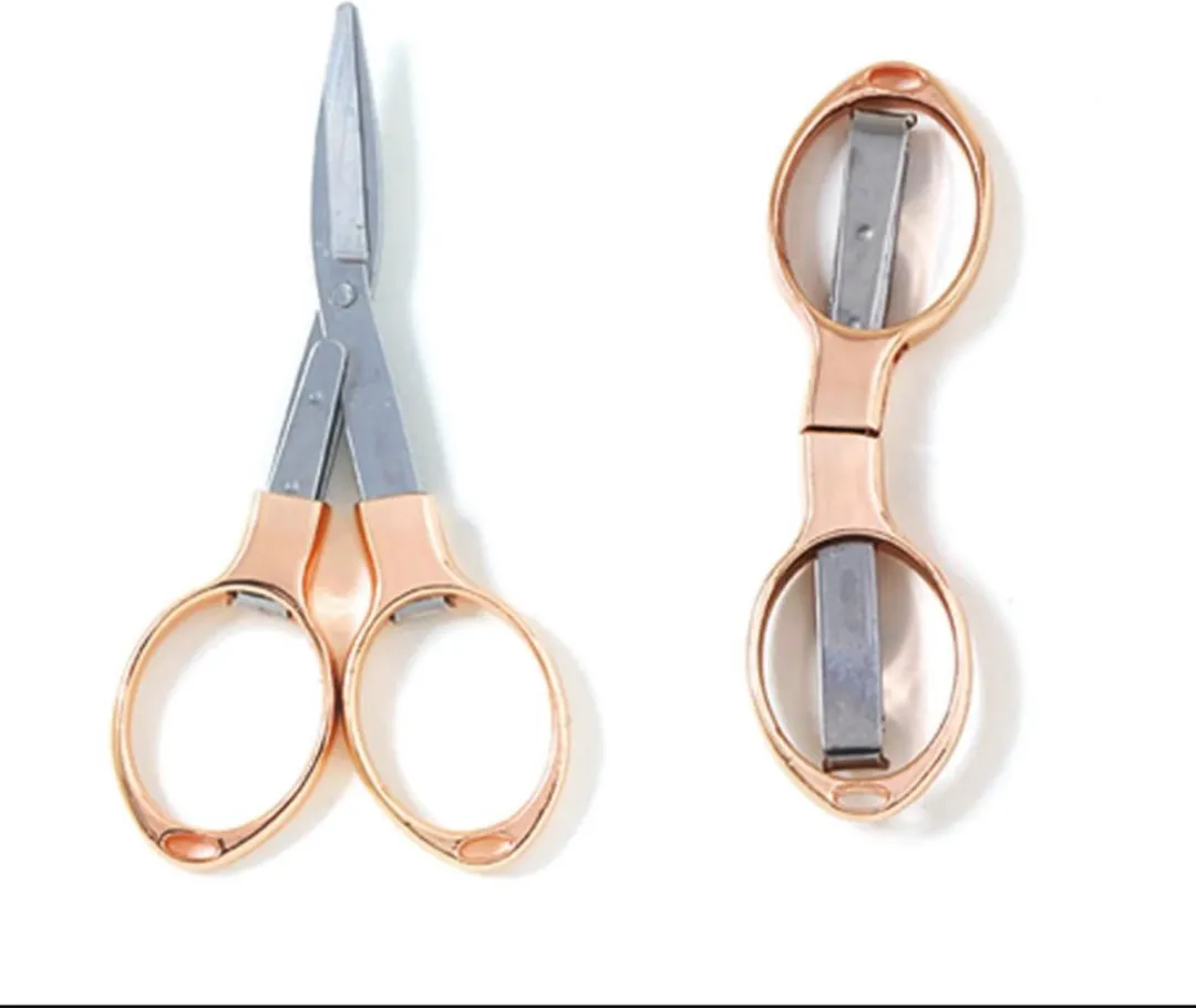 KnitPro Opvouwbare Schaar 9,6cm - Roze Goud