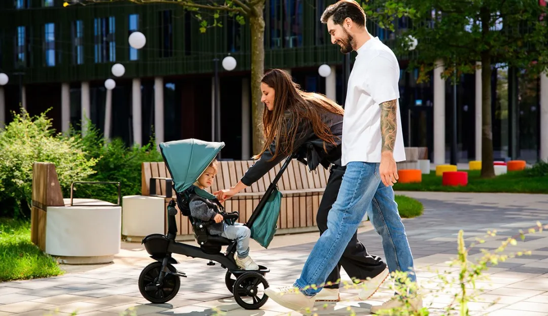 Lionelo Kori Driewieler Kinderfiets 2-in-1 - Blauw