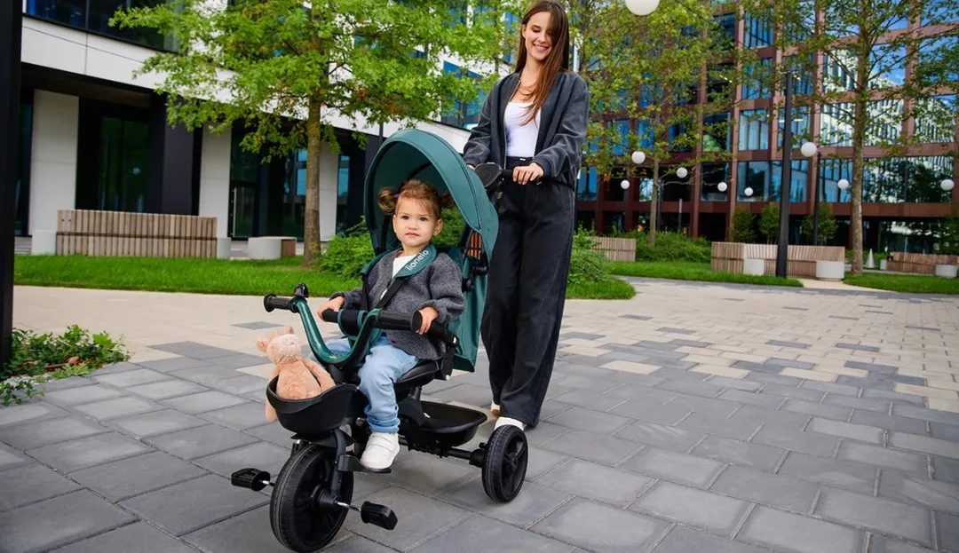 Lionelo Kori Driewieler Kinderfiets 2-in-1 - Blauw